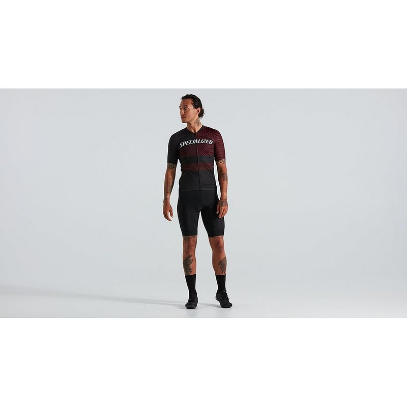 Specialized sl+ logo stripe jersey ss men black xl
