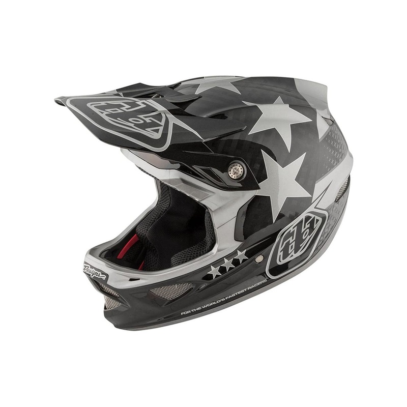 Troy Lee Designs D3 Carbon MIPS Full Face Helmet – Freedom – Black-Gray – 2018