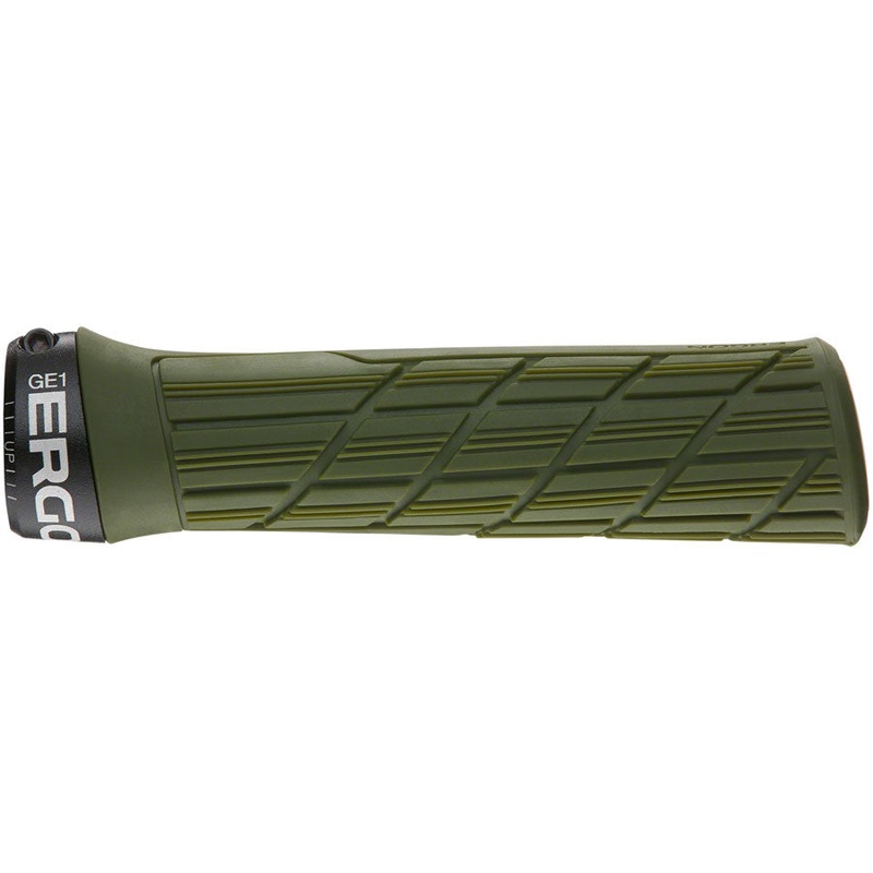 Ergon GE1 Evo Slim Grips – Deep Moss, Lock-On