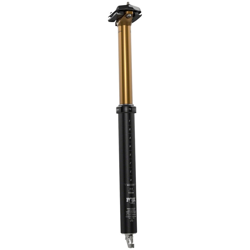 FOX Transfer Factory Dropper Seatpost – 30.9 mm, 210 mm, Internal Routing, Kashima Coat
