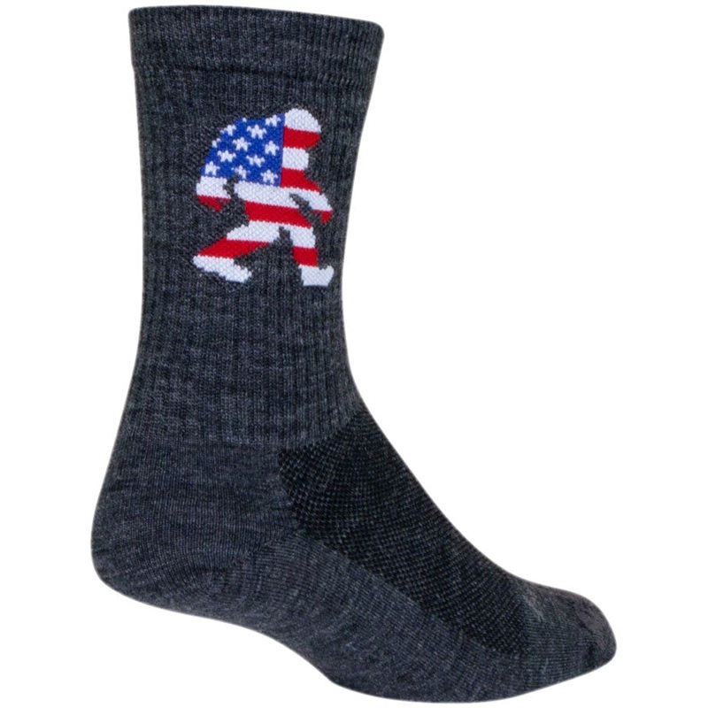 SockGuy Big Foot Wool Socks – 6″, Large/X-Large