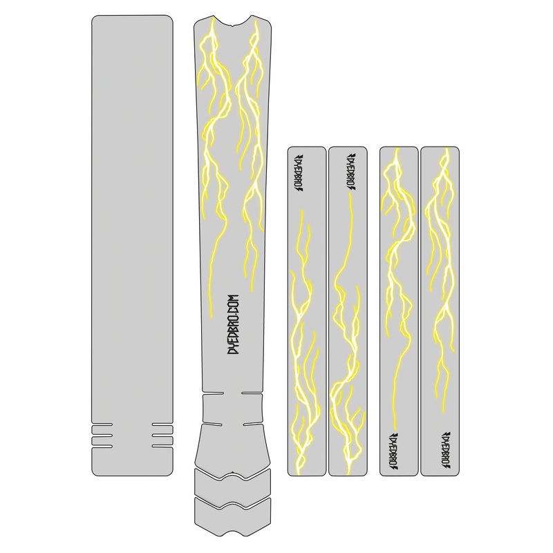 DYEDBRO Frame Protection, Lightning Yellow