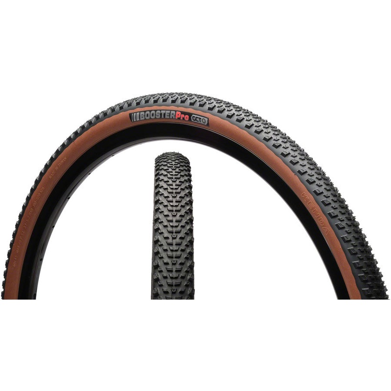 Kenda Booster Pro Tire – 700 x 40, Tubeless, Folding, Coffee Sidewall, 120tpi, GCT