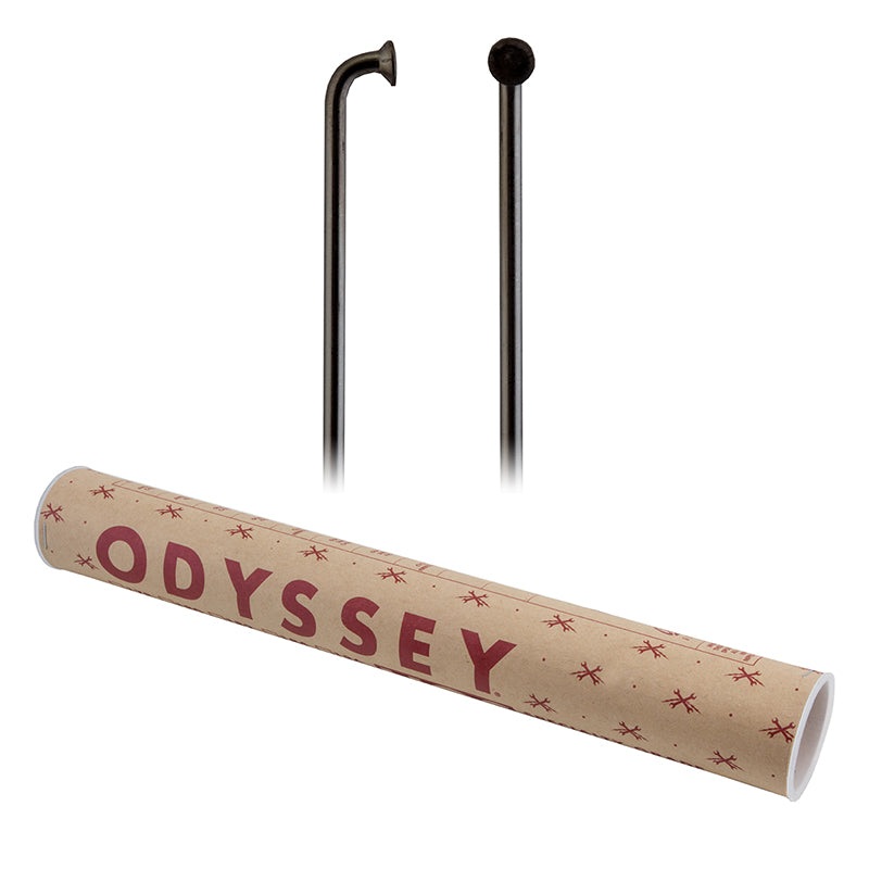Odyssey HGS Spokes J-Bend 2.0 (14G) 237mm Box of 40 Stainless Steel Black No