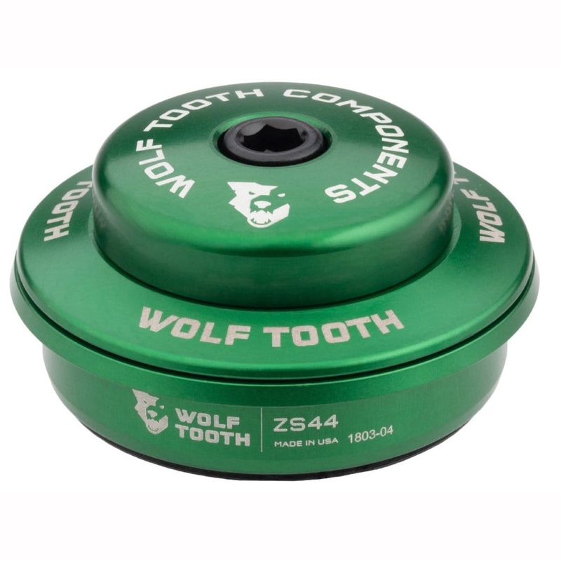 Wolf Tooth Performance ZS Headsets – ZeroStack Upper ZS44/28.6, 6mm Stack, Green