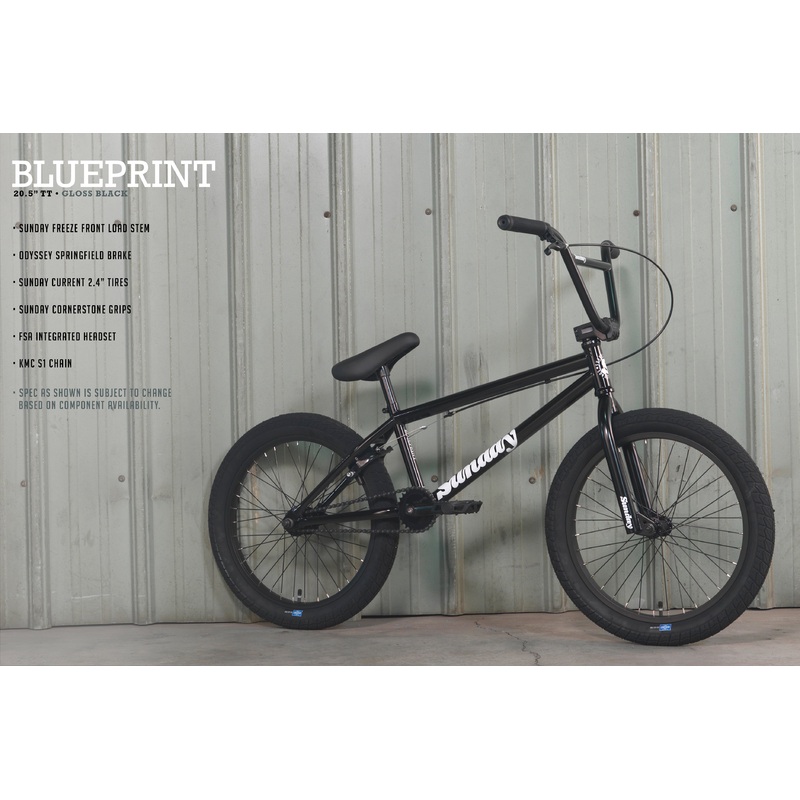 20″ Sunday blueprint