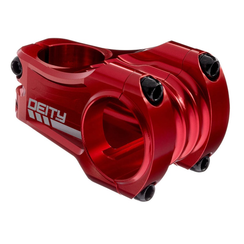 DEITY Copperhead Stem – 50mm, 35 Clamp, +/-0, 1 1/8″, Aluminum, Red
