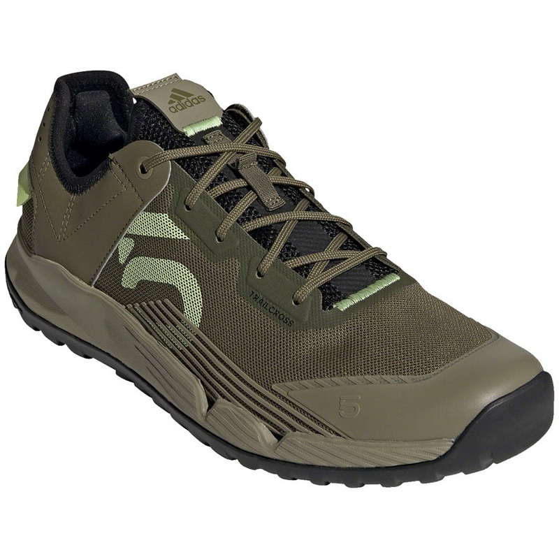 Five Ten Trailcross LT Flat Shoes – Mens Focus Olive/Pulse Lime/Orbit Green 11.5