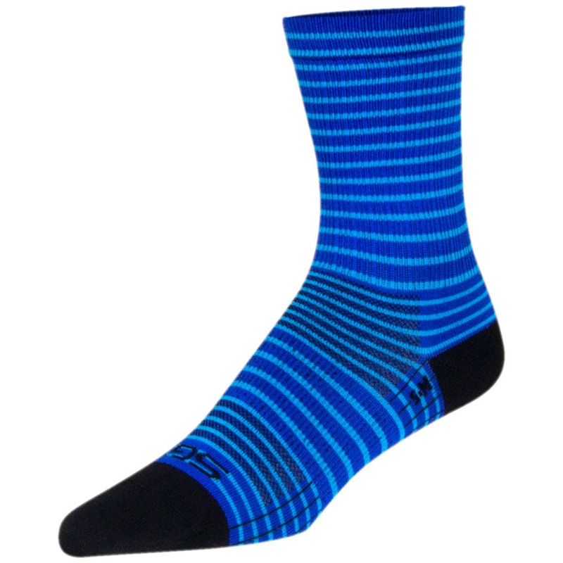SockGuy SGX Royal Stripes Socks – 6″ Royal Large/X-Large