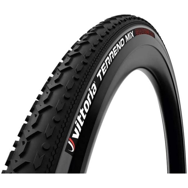 Vittoria Terreno Mix Tire – 700 x 33 Tubeless Folding Black/Anthracite 1C TNT G2.0