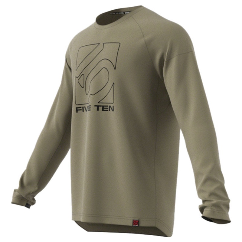 Five Ten Long Sleeve Jersey – Orbit Green Large