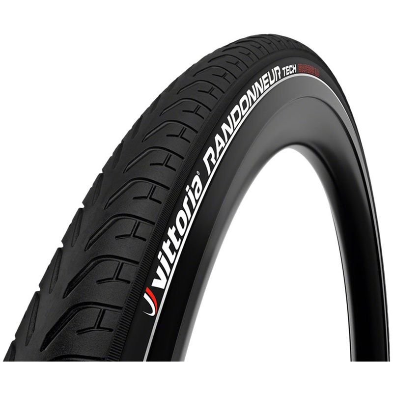 Vittoria Randonneur Tech Tire – 700 x 40 Rigid Bead Black/Reflective G2.0