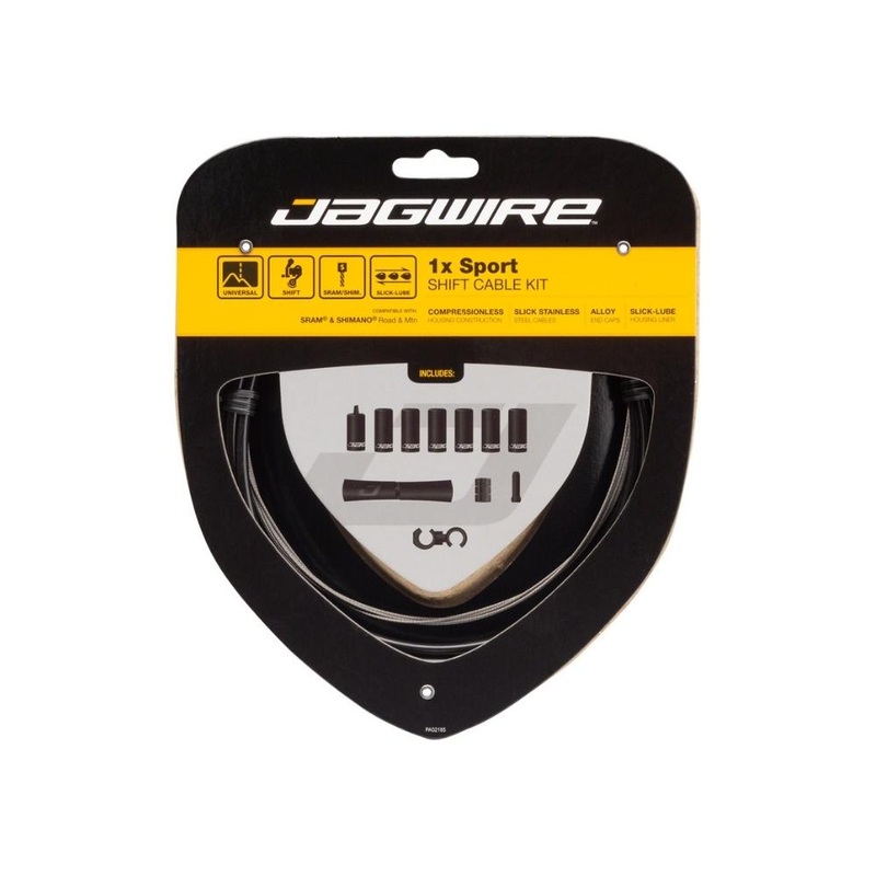 Jagwire 1x Sport Shift Cable Kit SRAM/Shimano, Black