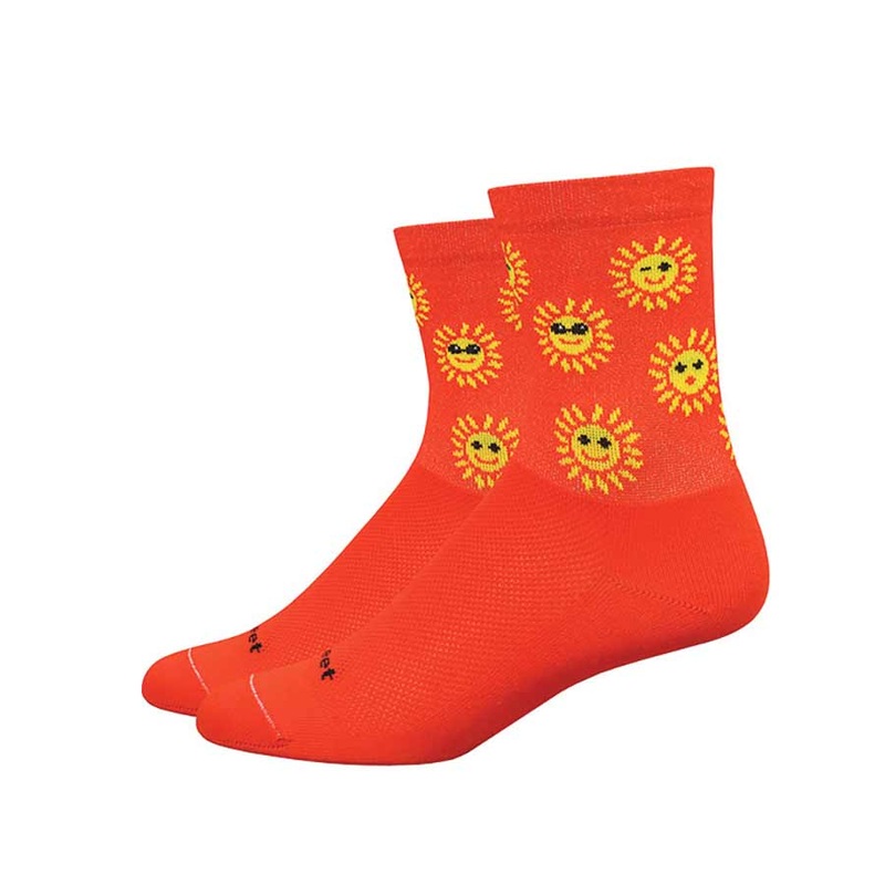 DeFeet Aireator 4″ Socks Poinciana/Yellow M