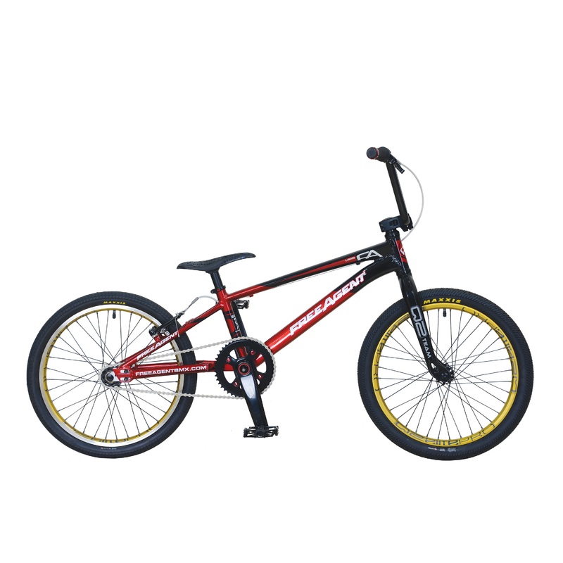 Free Agent Team Limo 20.5″TT BMX Race Bike-Black/Red