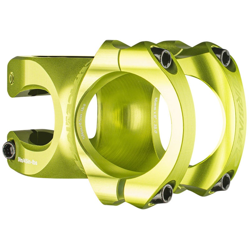RaceFace Turbine R 35 Stem – 40mm, 35mm Clamp, +/-0, 1 1/8″, Green