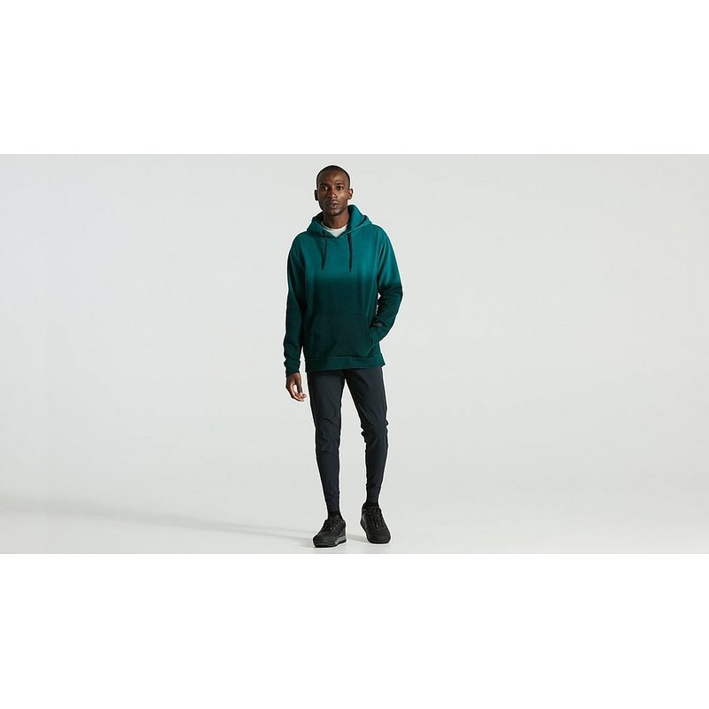 Specialized legacy spray pull-over hoodie men tropical teal m