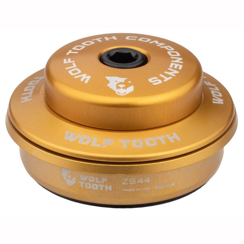 Wolf Tooth Performance ZS Headsets – Zero Stack Upper ZS44/28.6 6mm Stack, Gold