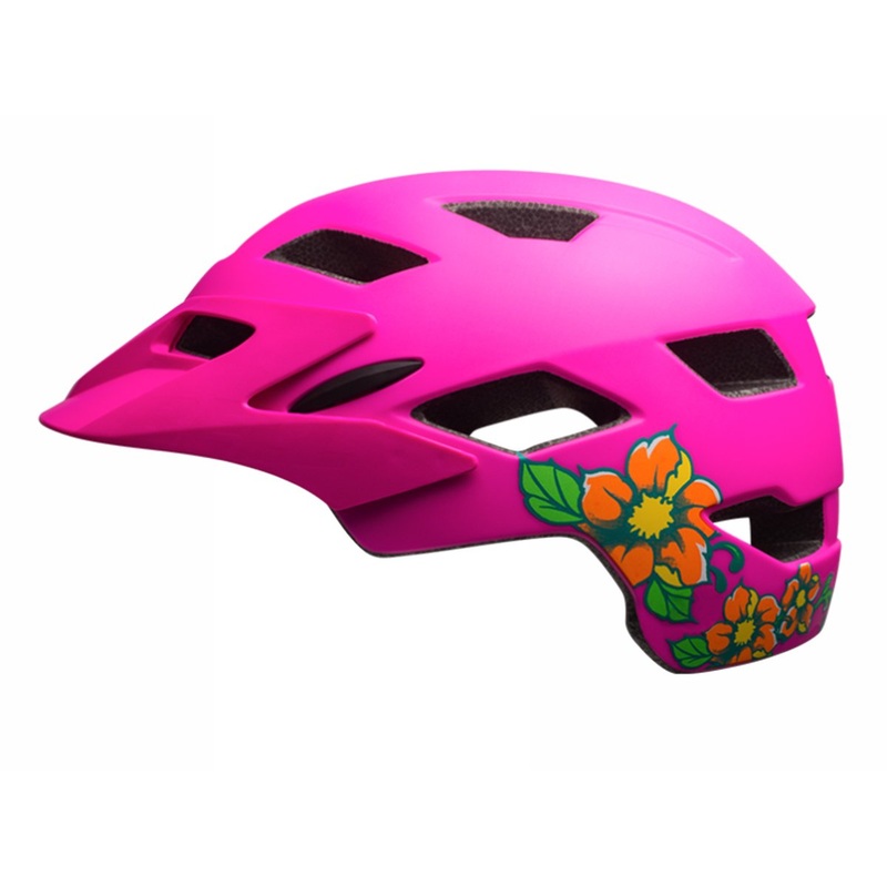 Bell Sidetrack Youth Helmet – Matt Pink Blossom