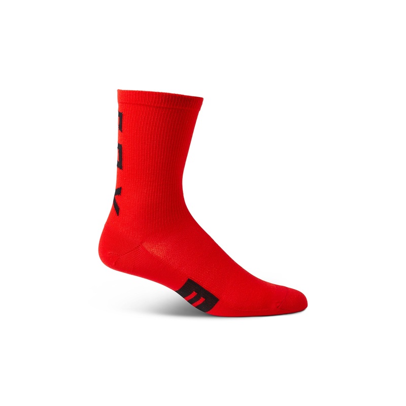 Fox Racing 6″ Flexair Merino Socks Fluorescent Red