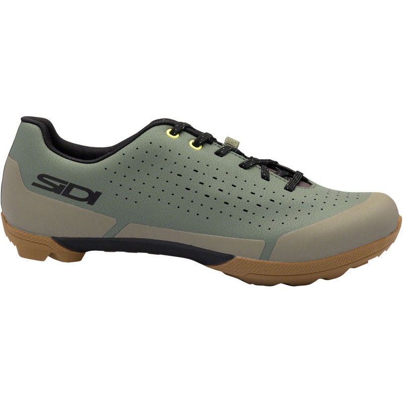 Sidi Asper Laces Gravel Shoes – Mens Military 38 Millenium Fit