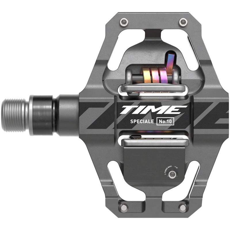 Time Speciale 10 Pedals – Dual Sided Clipless with Platform, Aluminum, 9/16″, Gray, Small, B1