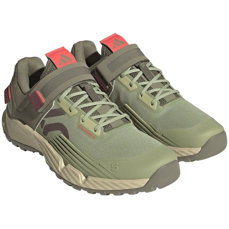 Trailcross Mountain Clipless Shoes – Womens Magic Lime/Quiet Crimson/Orbit Green 10