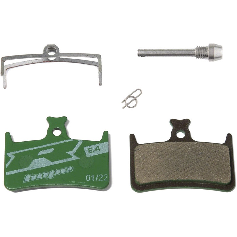 Hope E4 Brake Pads – Racing Organic Compound, Fits E4, RX4+, RX4-SH, Mono M4, Pair