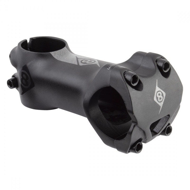 Origin8 Flow Stem Bar Clamp 31.8mm 80mm +7 Deg Black Aluminum Road / Mountain