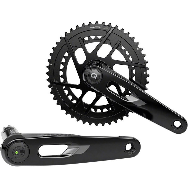 SRAM Rival AXS Power Meter Crankset – 165mm, 12-Speed, 46/33t, 8-Bolt Direct Mount, DUB PM Spindle, Black, E1