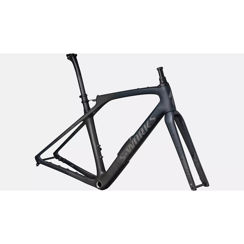 2023 Specialized S-Works Diverge STR Frameset – Satin Forest Green / Dark Moss Green/Black Pearl