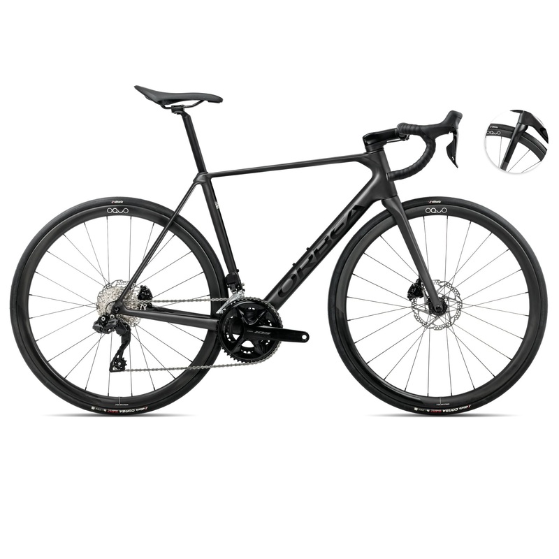 2025 Orbea ORCA M35i Racing ROAD BIKE – 47cm, Vulcano-Black (Matte) Black (Gloss)