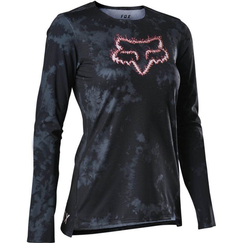 Fox Racing Flexair TS57 Long Sleeve MTB Jersey – Womens – Black – 2022