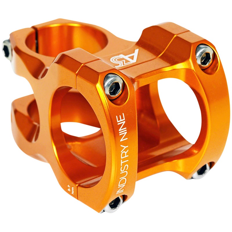 Industry Nine A318 Stem – 40mm 31.8mm Clamp +/-4.4 1 1/8″ Aluminum Orange