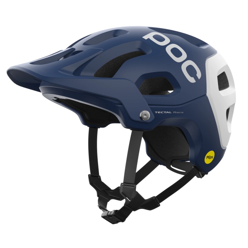 POC Tectal Race MIPS MTB Helmet – Lead Blue-Hydrogen White Matt
