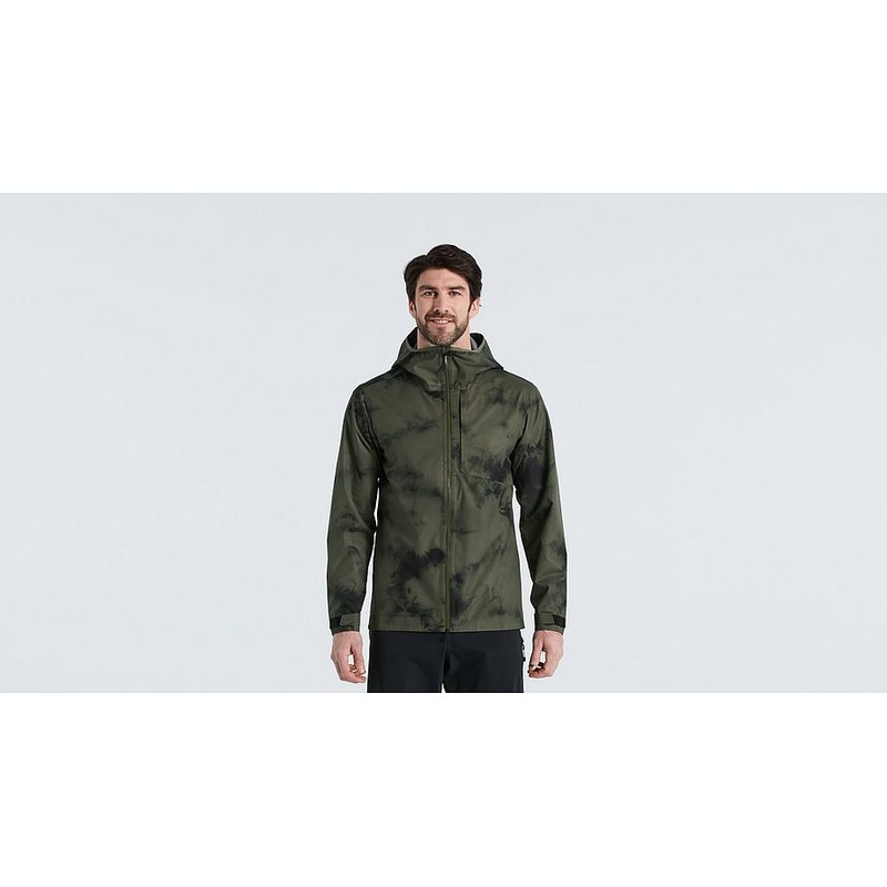 Specialized altered trail rain jacket men oak green s