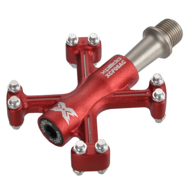 Xpedo TRVS 5 Flat Pedals – Red