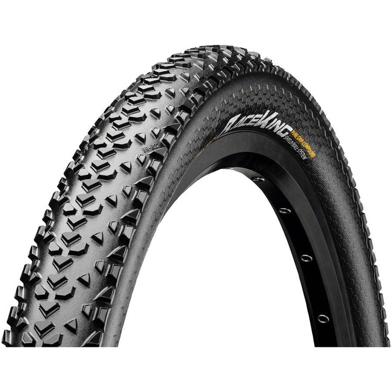 Continental Race King Tire – 27.5 x 2.00 Tubeless, Folding, PureGrip ShieldWall System, E25