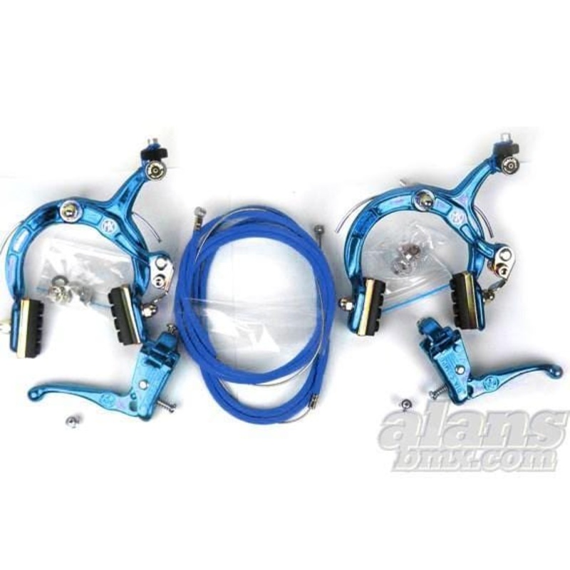 Dia-Compe MX1000 Brake Kit Blue with Powerglide Cables