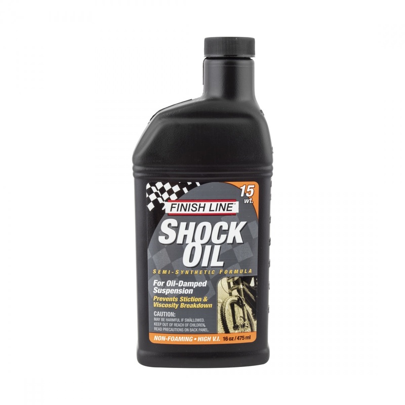 Finish Line Shock Oil 15 Weight 16oz Mineral Semi Synthetic Damping