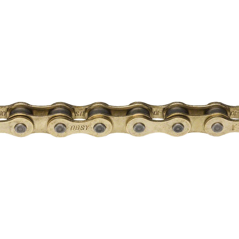Odyssey Bluebird Chain – Single Speed 1/2″ x 1/8″, 112 Links, Gold
