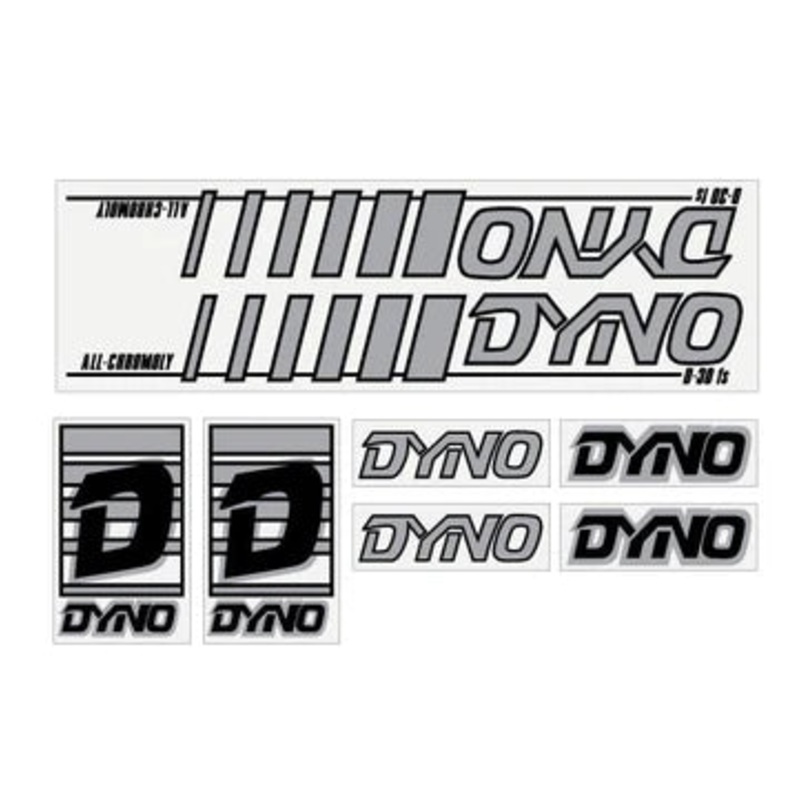 1985 DYNO D30FS Decal Set