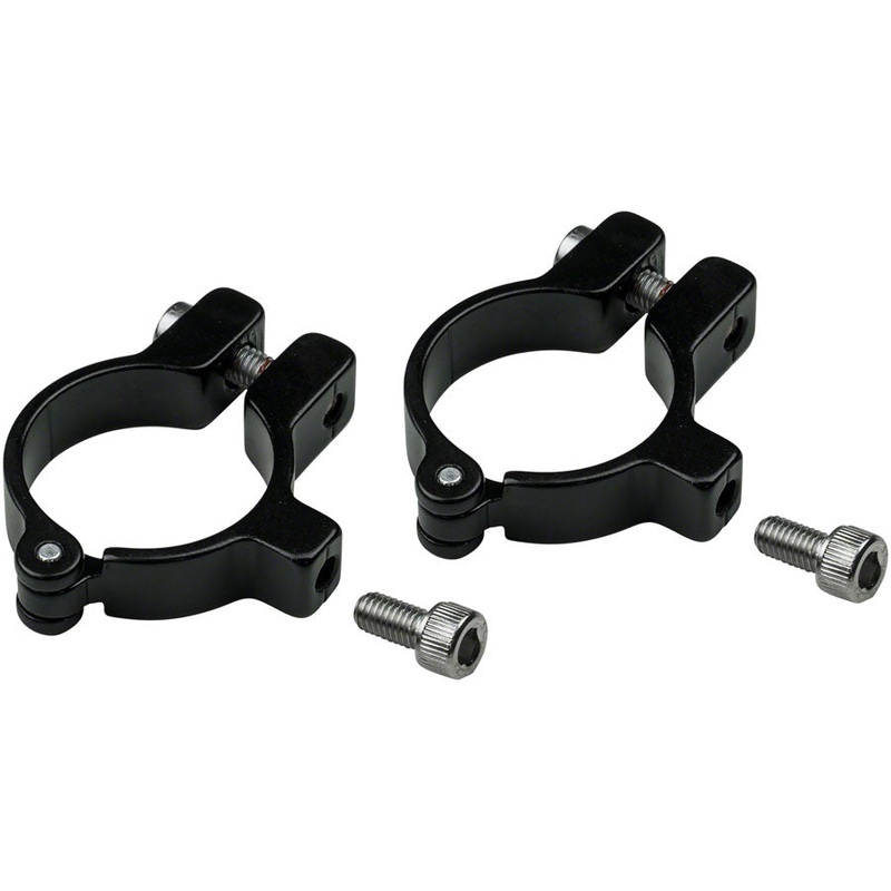 Velo Orange Hinged Water Bottle Cage Clamps – 28.6mm Black