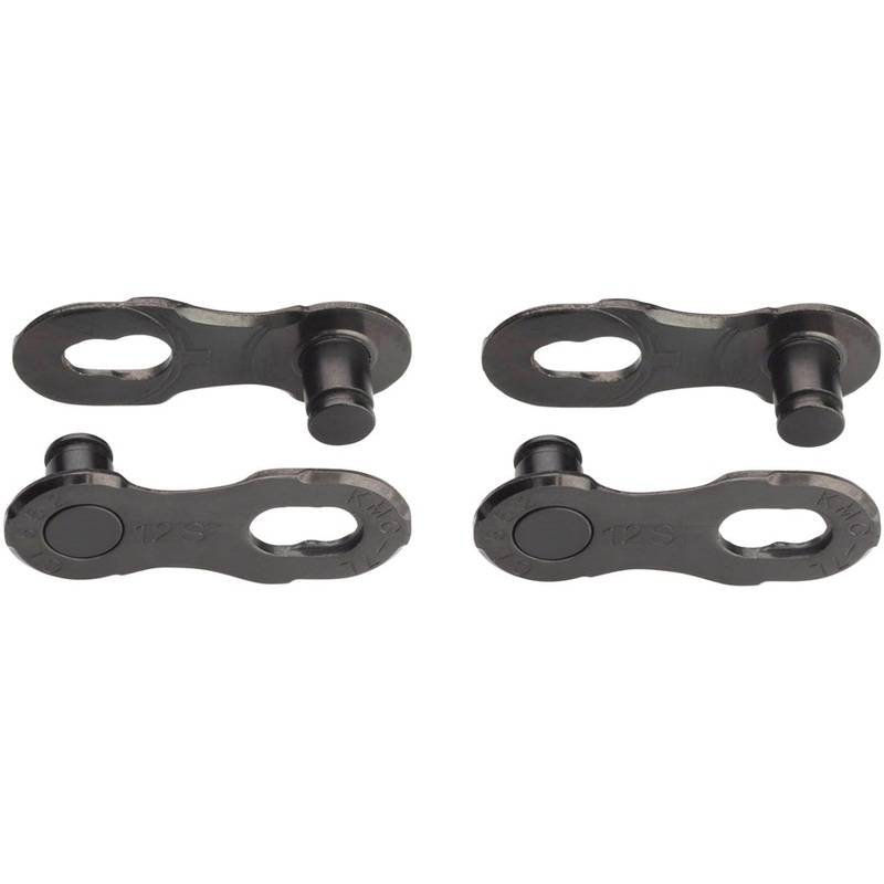 KMC MissingLink-12 DLC Connector – 12-Speed, Black, 2 Pairs/Card