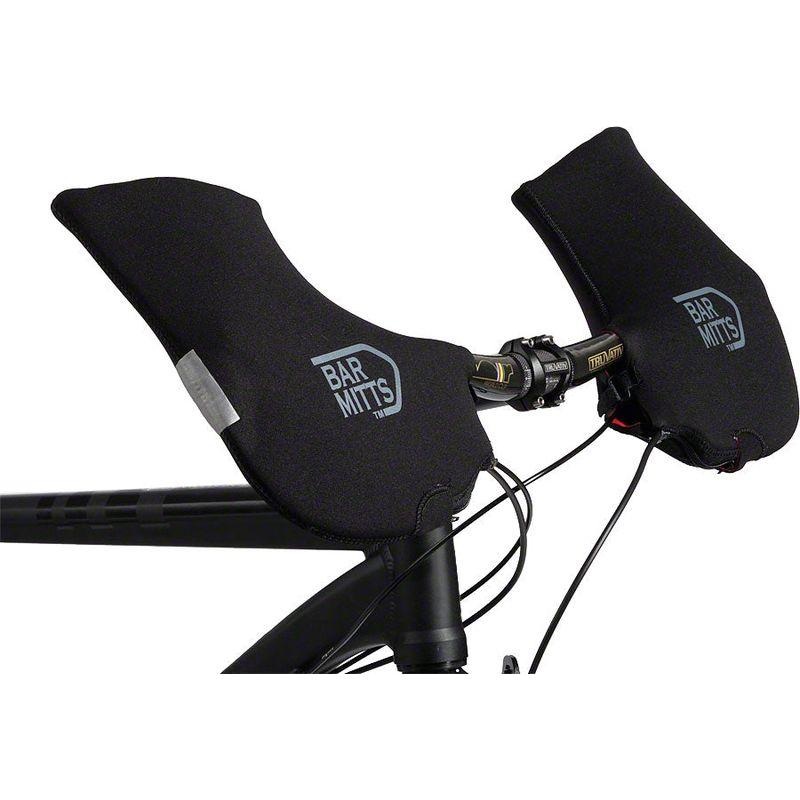 Bar Mitts Mountain / Commuter Pogie Handlebar Mitten: LG Black