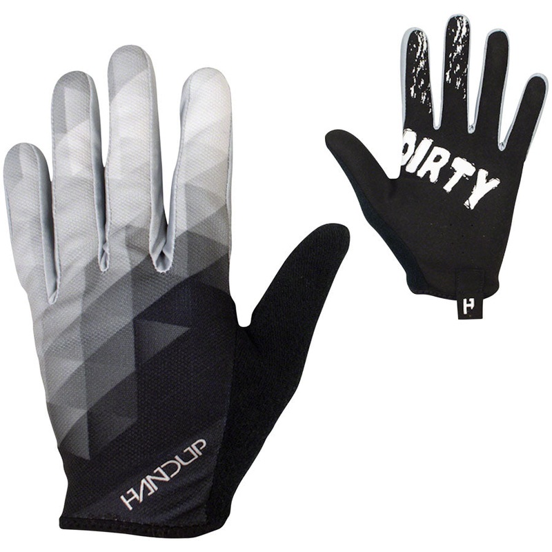 Handup Most Days Glove – Black/White Prizm, Full Finger, Medium