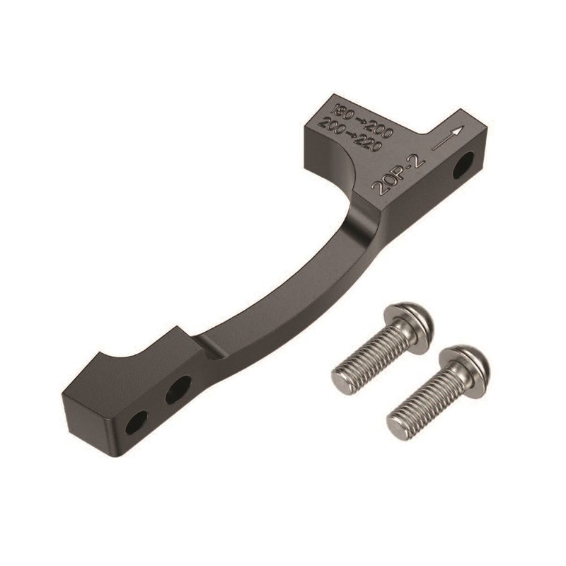 SRAM Post Mount Brake Adapter – 20P-2 – (For use with 200mm and 220mm rotors only)