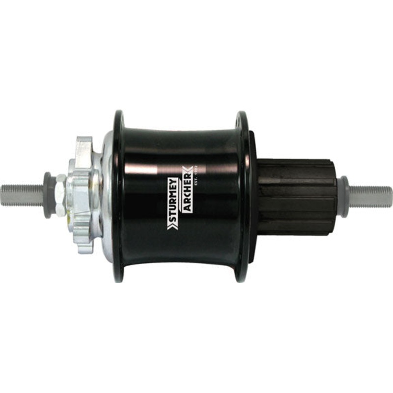 Sturmey Archer CS-RK3 3×9-Sp Disc Hub 32h – Black