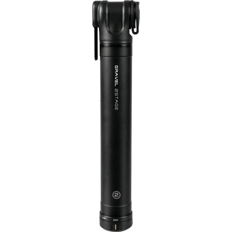 Topeak Gravel Mini Pump – 2Stage 90psi Black