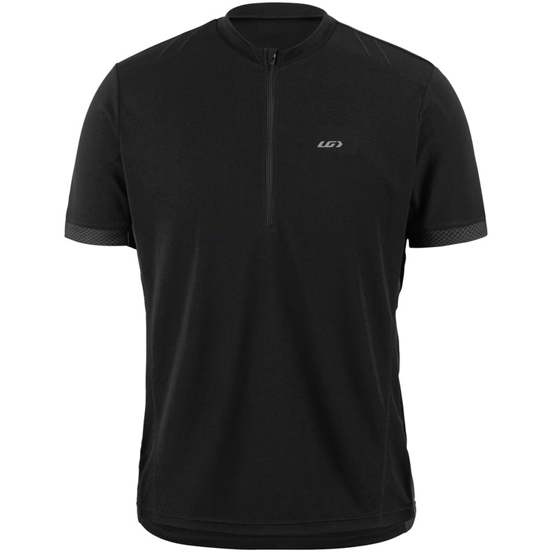 Garneau Connection 2 Jersey – Black Short Sleeve Mens Small